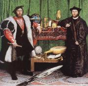 Hans holbein the younger the ambassadors Spain oil painting artist